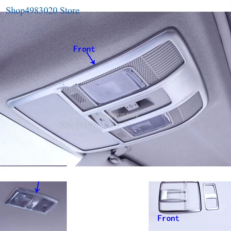 Interiéru vozidla Prepnúť Panel Chrome ABS Predné Hlavu+zadné Zadné Čítanie Čítanie Svetlo Lampy Výbava Pre Mazda CX-5 CX5 2013 2016 1