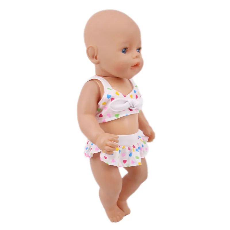 Bábika Letné Nosenie, Plavky 18-Palcové American Doll 40-43 cm Narodené Dieťa Príslušenstvo Pre Dieťa Narodeniny Festival Darček 3