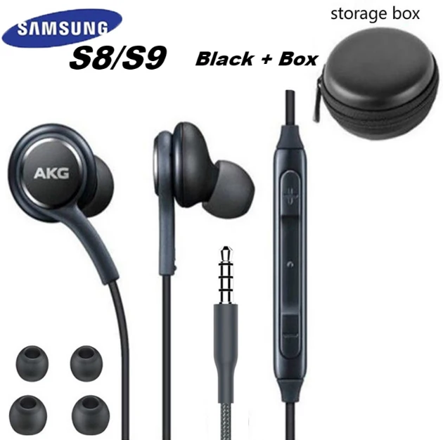 Vodič Ovládať Headset pre Samsung AKG Smartphone 3,5 mm In-ear Káblového Mikrofónu, Ovládanie Hlasitosti Headsetu S10 S20 POZNÁMKA 10 Slúchadlá 1