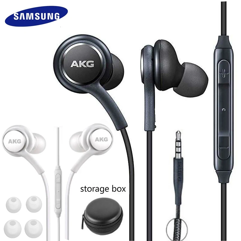 Vodič Ovládať Headset pre Samsung AKG Smartphone 3,5 mm In-ear Káblového Mikrofónu, Ovládanie Hlasitosti Headsetu S10 S20 POZNÁMKA 10 Slúchadlá 5