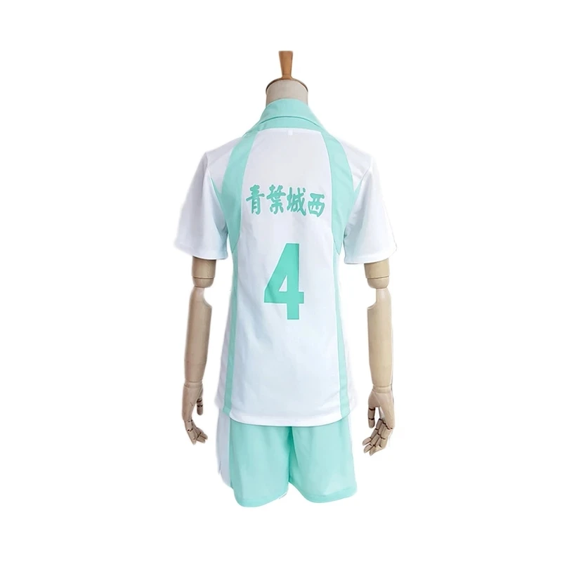 Anime Haikyuu!! Aoba Johsai 4 a 1 Oikawa Tooru Školskú Uniformu Cosplay Kostým Haikiyu Loptu Volley Team Jersey Športové oblečenie 3