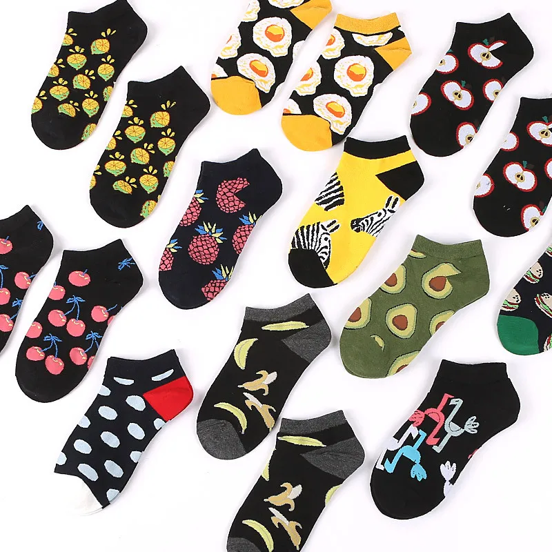 Nové Módne Zábavné Anime Unisex Členkové Ponožky Harajuku Ulici Skatebord Bielizeň Letné Športové Pánske Lumbálna Bavlnené Ponožky 0