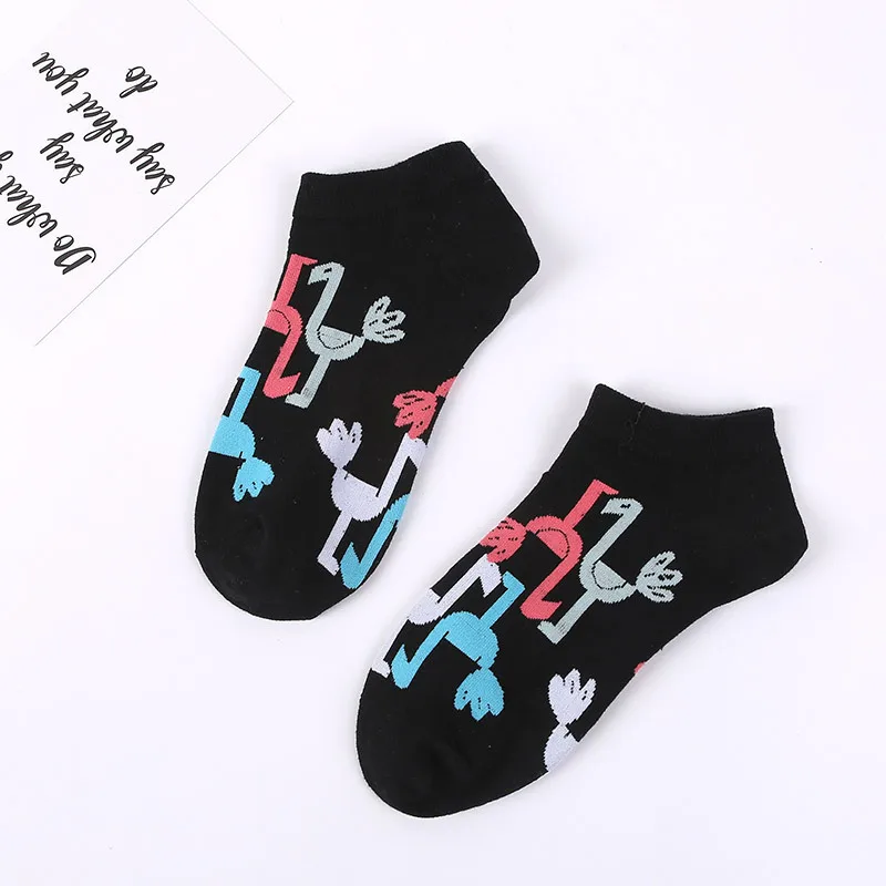 Nové Módne Zábavné Anime Unisex Členkové Ponožky Harajuku Ulici Skatebord Bielizeň Letné Športové Pánske Lumbálna Bavlnené Ponožky 5