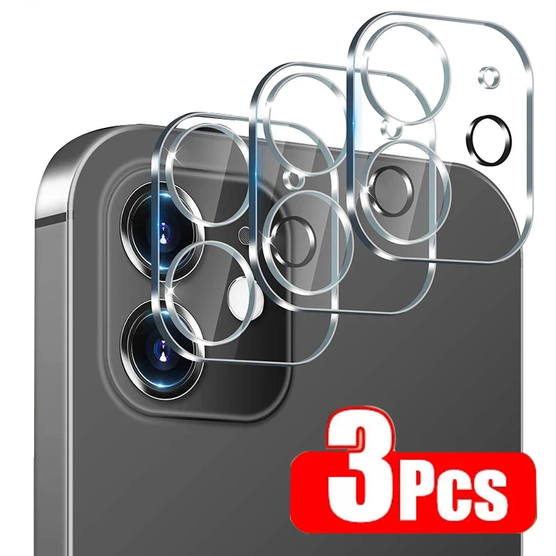 3KS Objektív Fotoaparátu Tvrdeného Skla pre IPhone 11 12 Pro XS Max Screen Protector Pre IPhone X XR 6 6S Fotoaparát Protector 5