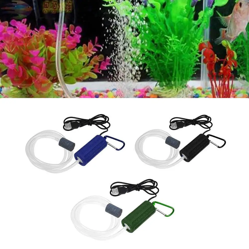 Mini USB Akvarijné Ryby Nádrž Kyslíka Vzduchu Prenosné Čerpadlo Vypnúť Šetrenie Energie Dodávok Vodné Terárium akvárium Príslušenstvo 2