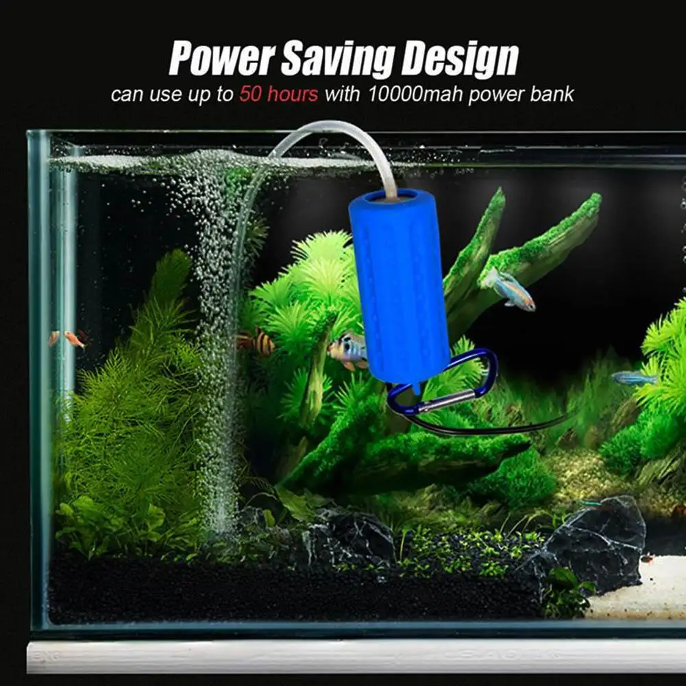 Mini USB Akvarijné Ryby Nádrž Kyslíka Vzduchu Prenosné Čerpadlo Vypnúť Šetrenie Energie Dodávok Vodné Terárium akvárium Príslušenstvo 4