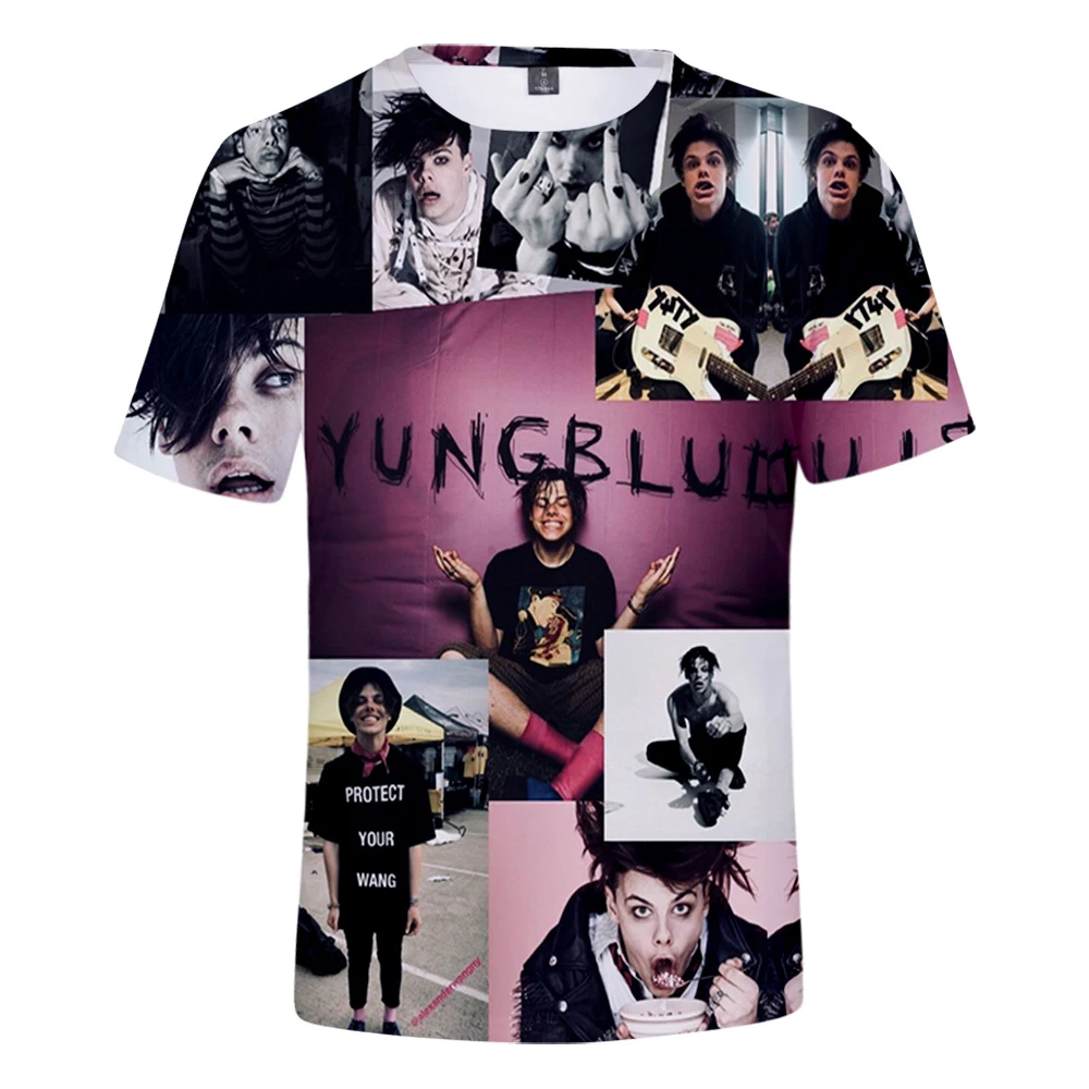 Spevák Yungblud Muži/ženy Móda Cool 3D Vytlačené T-shirts Módne Populárne Bežné T-shirt Streetwear Nadrozmerná 2