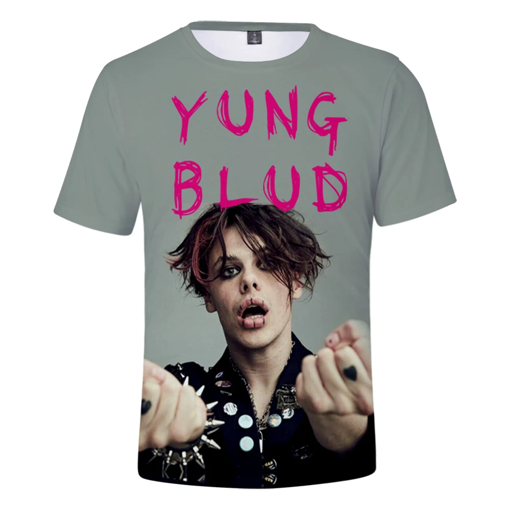 Spevák Yungblud Muži/ženy Móda Cool 3D Vytlačené T-shirts Módne Populárne Bežné T-shirt Streetwear Nadrozmerná 3