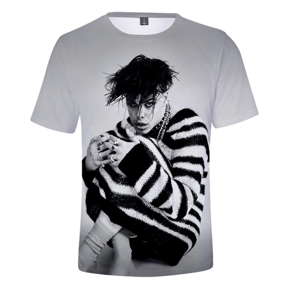 Spevák Yungblud Muži/ženy Móda Cool 3D Vytlačené T-shirts Módne Populárne Bežné T-shirt Streetwear Nadrozmerná 4