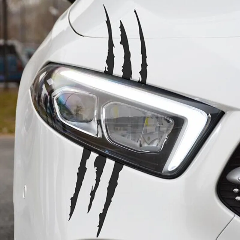 Horúce Auto Monster Pazúr Poškriabaniu Odtlačkový Nálepky Auto Styling Pre SsangYong Actyon Turismo Rodius Rexton Korando Kyron Musso Športy 1