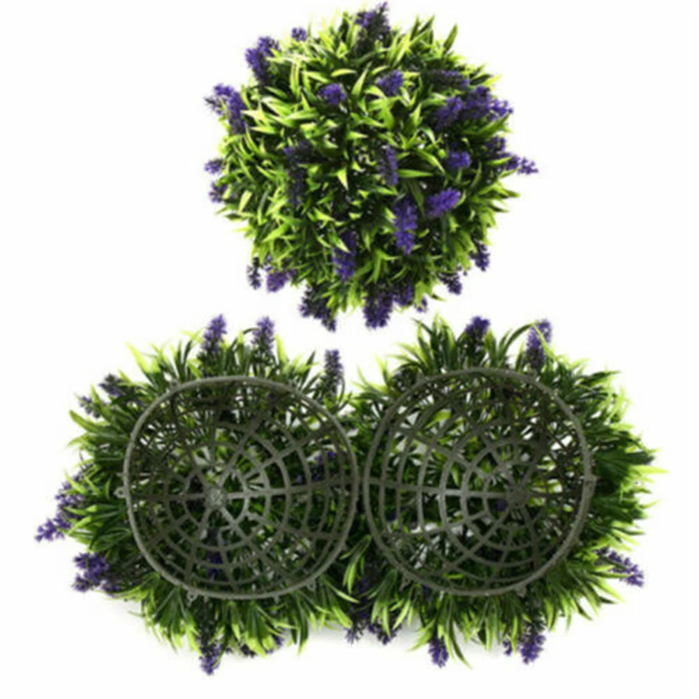 Levanduľa Visí Domáce Fialová Topiary Loptu Kvetu Rastlín Dekor Kôš Hrniec Ručné DNJ998 1