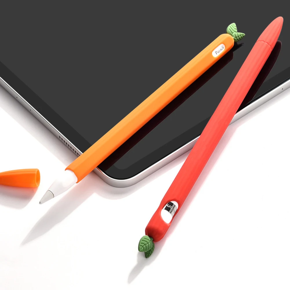 Roztomilý Ovocie Ochranné puzdro na Ceruzku Spp Držiak pre Apple Ceruzka 1 2 Proti-poškriabaniu Anti-jeseň Tablet Dotykový Stylus Pen Mäkké Pokrytie 5