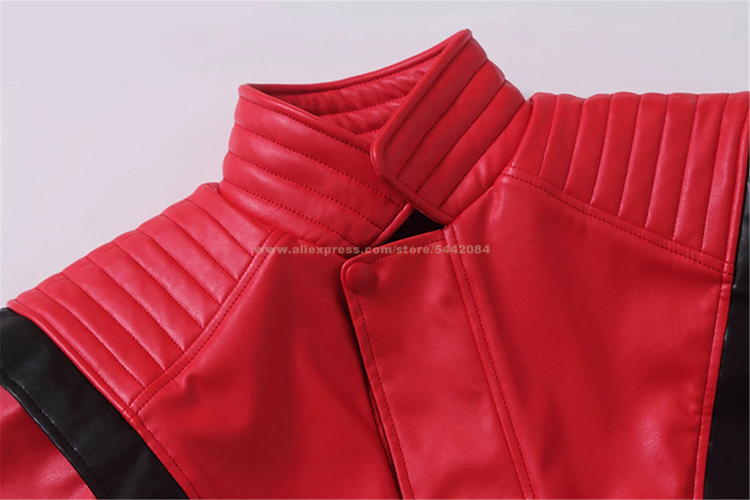 MJ Michael Jackson Kabát, Bundu Thriller Červené Odrazové Kožený Kabát MTV Nohavice Kolekcia Outwear Strany Cosplay Imitácia Kostým 3