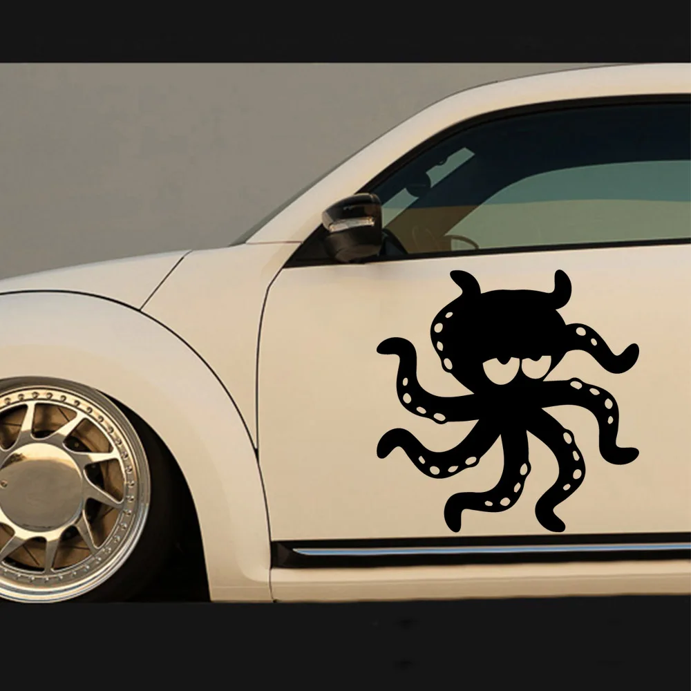 Krásne Octopus Auto Samolepky Nepremokavé Auto Odtlačkový Vinyl Sépie Auto Nálepky, Príslušenstvo Pre Auto Mazda Cruze Peugeot Nástenná Maľba 4