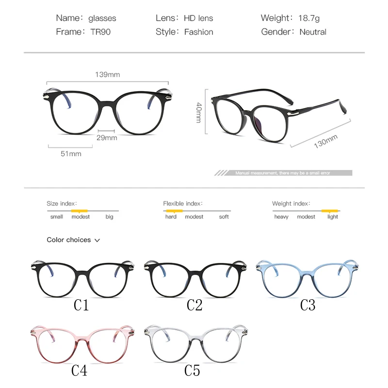 Modré Svetlo Okuliare Ženy Okuliare Rám Značky Dizajnér Okuliare Okuliare Rámy Ženy Jasný Objektív Krátkozrakosť Okuliare 0