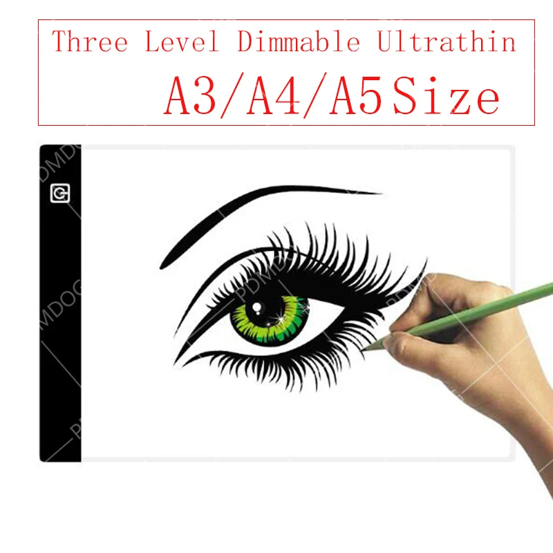 A5/A4/A3 LED Light Pad Box Diamond Maľba Kresba ľahkú Dosku s 3 Úroveň Jasu DIY 5d Diamond Výšivky Príslušenstvo 1
