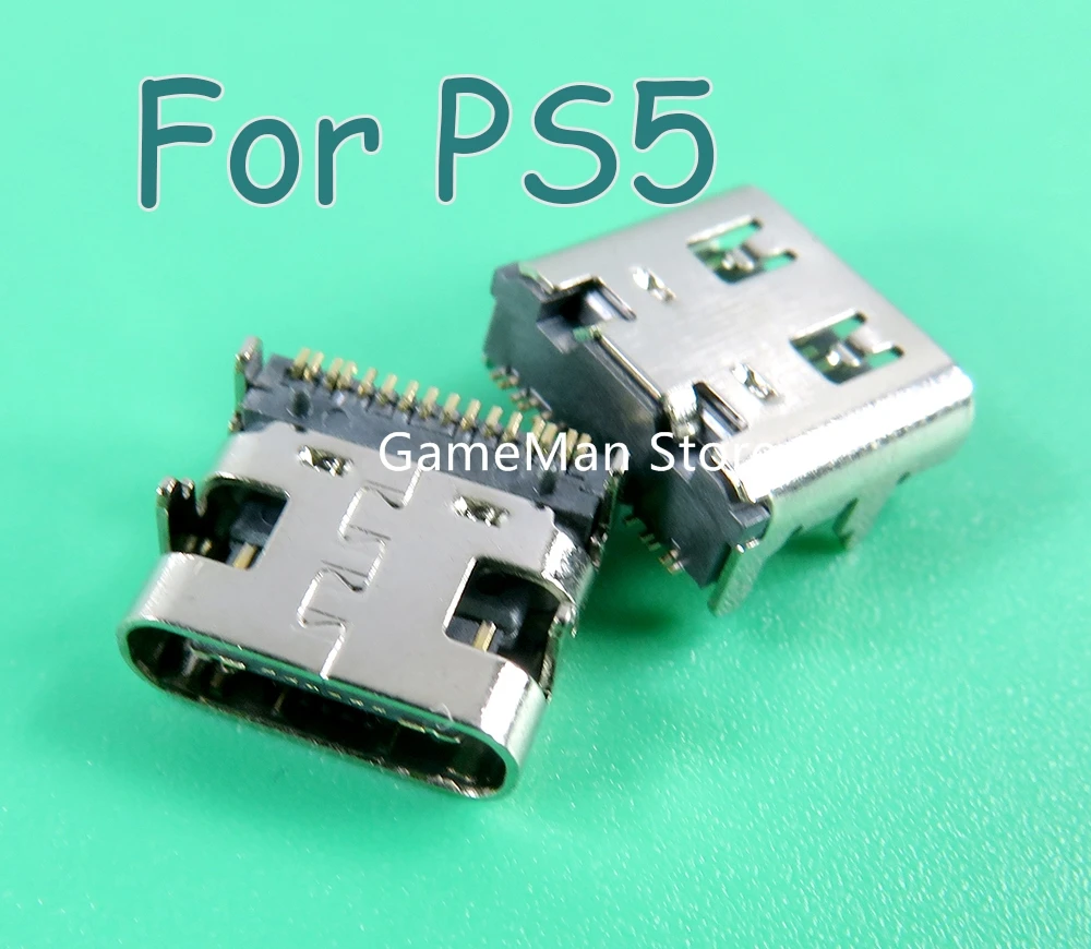 50PCS Pre PS5 Bezdrôtové Herné Konzoly Typ-C zásuvka nabíjačky Porty pre ps5 Micro usb Nabíjačka Zásuvka konektor 3
