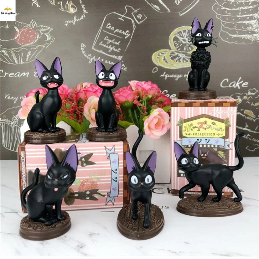 Kawaii Figúrky Slepé Okno Kiki je dodacej Služby, Myslím Taška Akcie Obrázok Black Cat Anime Mystery Box Prekvapenie Hračka 0