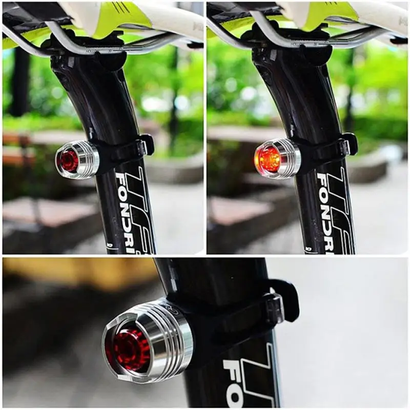 Bicykel Zadné Svetlo Nepremokavé Carat Typ Bicykli Varovanie Lampa USB Nabíjanie Červenú Farbu Svetla Bezpečnosti Svetlometu Tail MTB Príslušenstvo 2