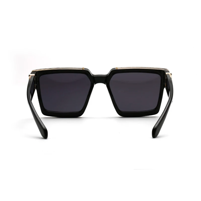 Móda Klasické Luxusné Značky Dizajnér Nadrozmerné Námestie slnečné Okuliare Ženy Muži Štít Veľký Rám in Travel Slnečné Okuliare Odtiene UV400 4