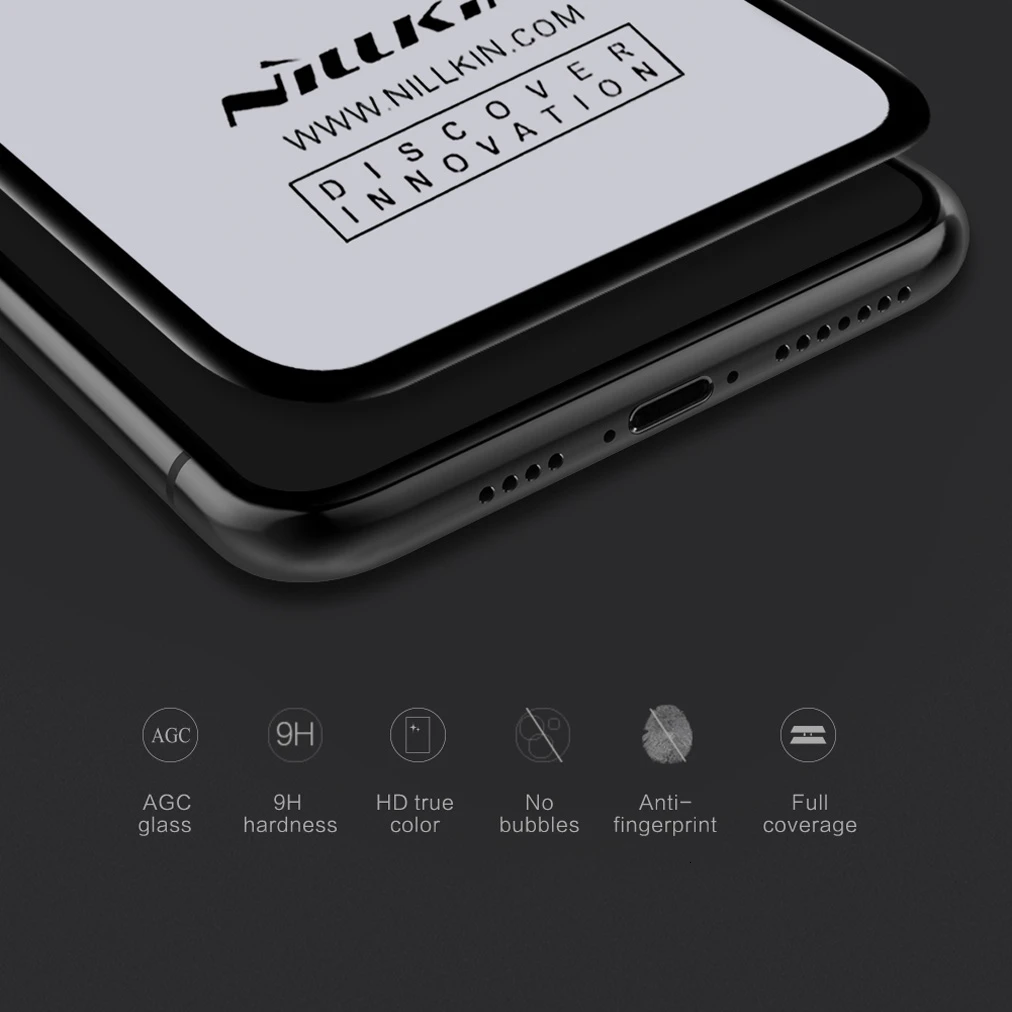 NILLKIN Proti Oslneniu pre iPhone 11 Pro Max Screen Protector H/H+Pro/CP/XD/3D Ochranné na iPhone X XR XS Max Tvrdeného Skla Film 4