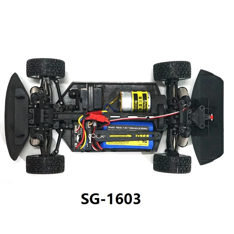 2 Nastavte Rozdiel Gear Box Prevodovka Prípade SG 1603 SG 1604 SG1603 SG1604 1/16 RC Náhradné Diely, Príslušenstvo 1