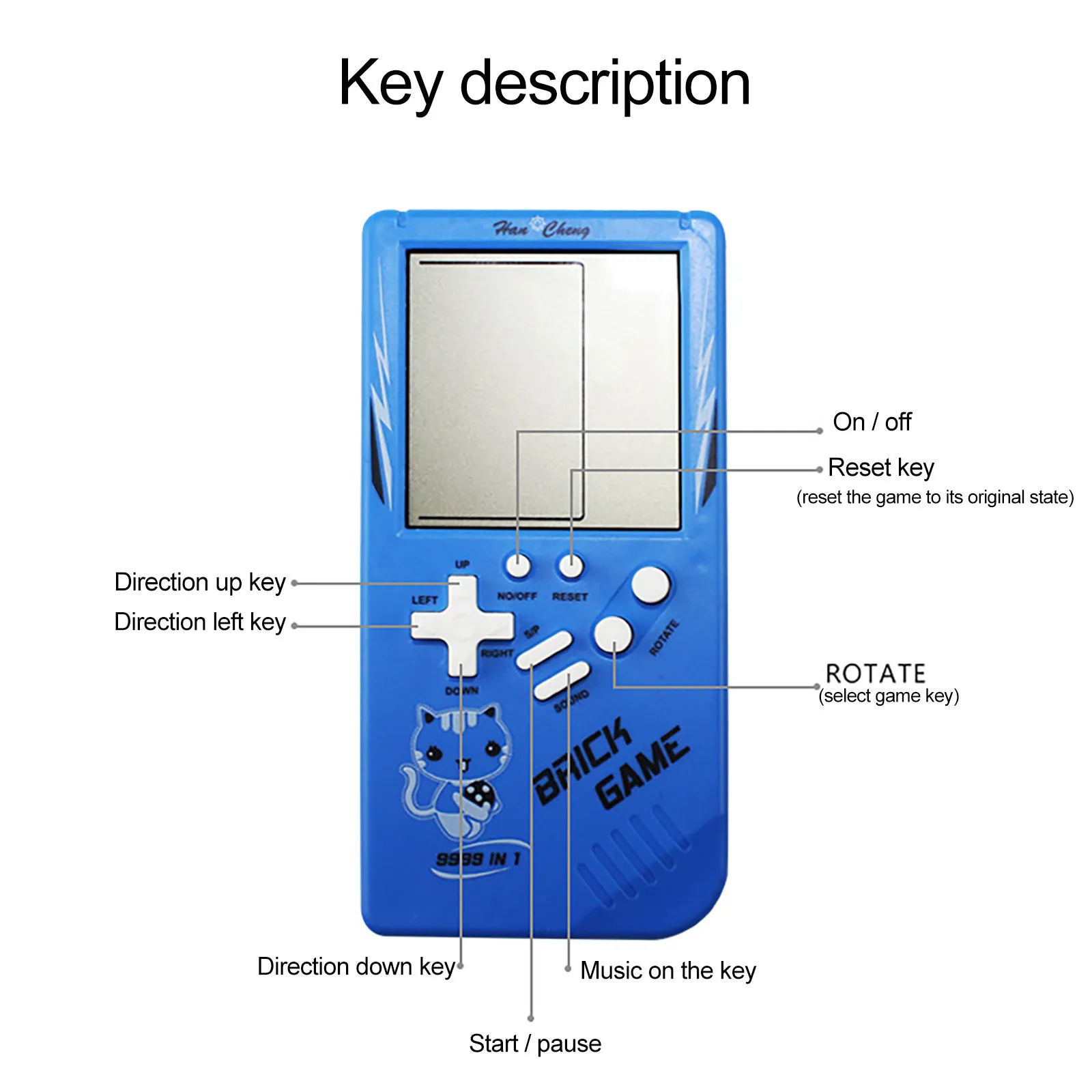 Tehla Hra, 3.5 Palcov Veľký Displej Hra Ručné Klasické Nostalgické Dekompresný Hračka Consola de juegos portátil Tetris 2021 3