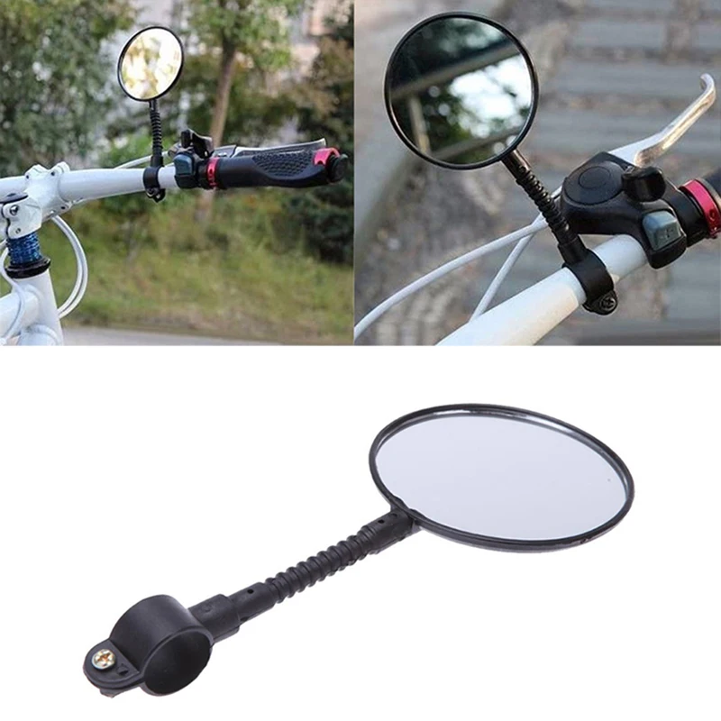Nastaviteľné Pružné Bicykli Zrkadlá S pružnou Tyčou Požičovňa Zrkadlo Bicykel Zadné Zrkadlo Červený Reflektor Vyhovuje Väčšine Rukoväť TXTB1 1