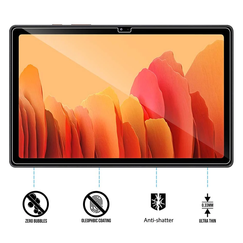 9H Tvrdeného Skla Pre Samsung Galaxy Tab A7 10.4 Palce 2020 Tablet Screen Protector SM-T500 T505 T507 Bublina Zadarmo Ochranný Film 4