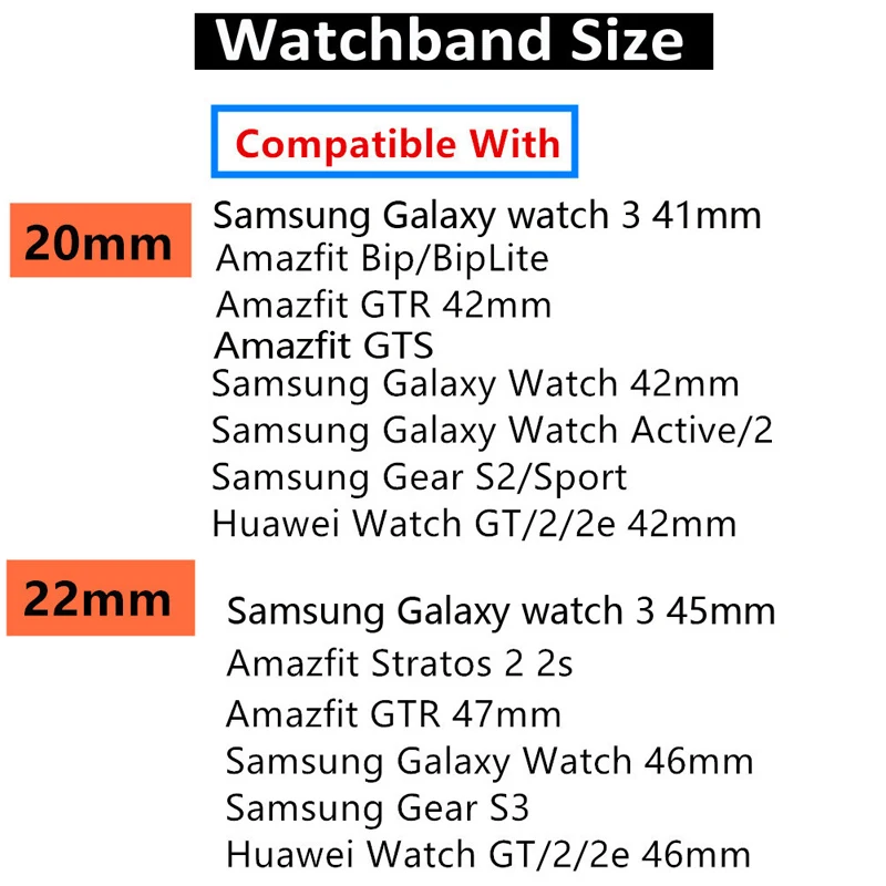 20 mm/22 mm nylon Pásmo pre Samsung Galaxy sledujte 3/46 mm/42mm/active 2/Výstroj S3 Huawei sledovať GT/2/2e/Pro amazfit his Pletená popruh 4