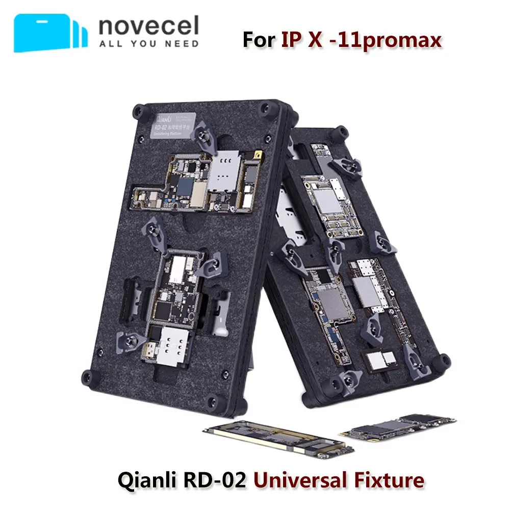 Qianli RD-02 Doske Desoldering Platformu pre iPhone 11 PRO X XS MAX 6 V 1 IC Čip Upevňovaciu CPU Strane Disku Lepidlo Odstránenie Držiteľ 1