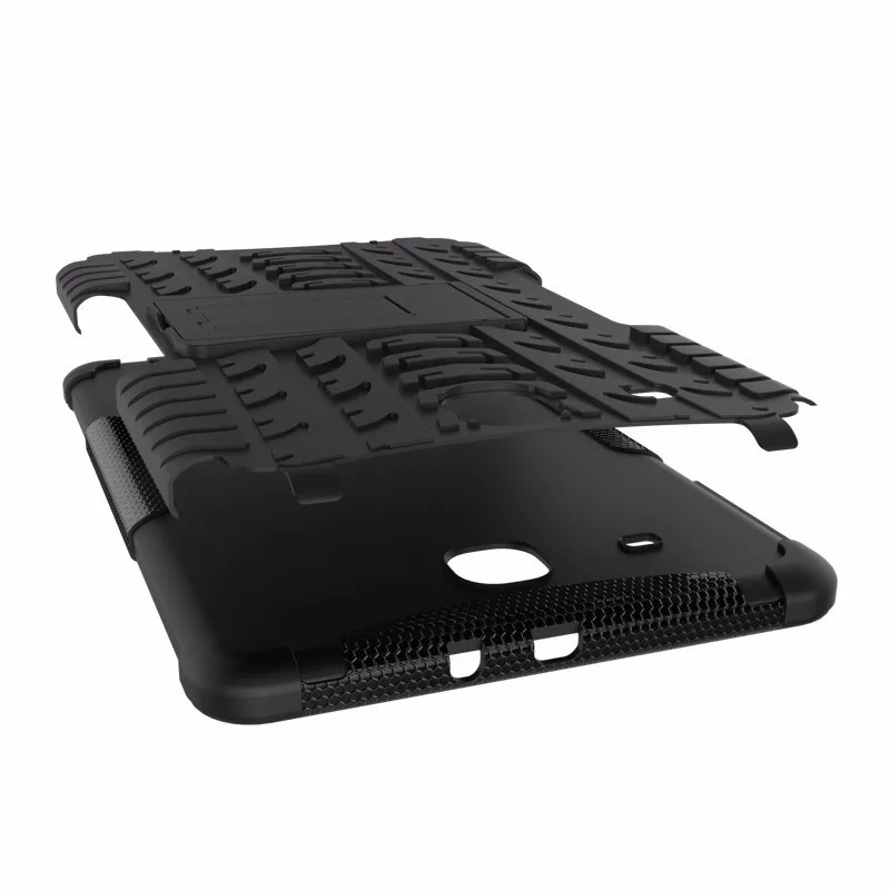 Na karte E 9.6 SM-T560 SM-T561 Hybrid Brnenie Stojan TPU + Zadný obal pre Samsung Galaxy Tab E 9.6 T560 T561 Tablet Kryt 5