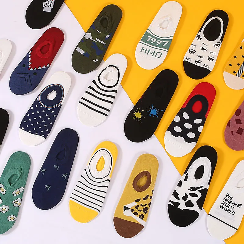 2020 kórejský Jar a na Jeseň Kawaii Dámske Ponožky z Čistej Bavlny Harajuku Streetwear Roztomilé Ponožky Animal Print Ženy Ponožky 2