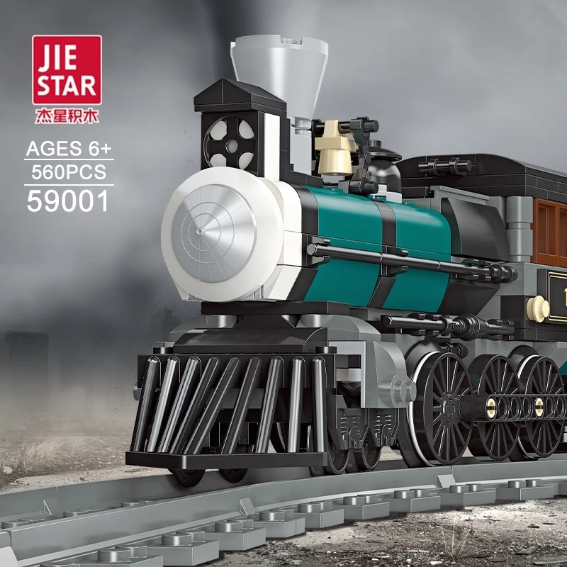 Vlak Stavebné Bloky High-tech Parný Vlak Tehly 3D Urban Rransport Železničnej Model Puzzle, Hračky Pre Deti, Darčeky 3
