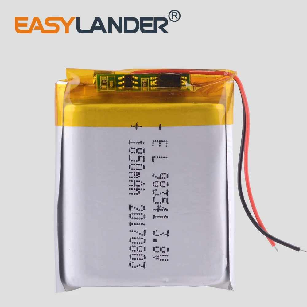3,7 V polymer lithium batéria 103540 malú hračku zvuku všeobecné GPS, MP3 Prehrávač car dvr mp3 prehrávač, navigácia 1850mah 2
