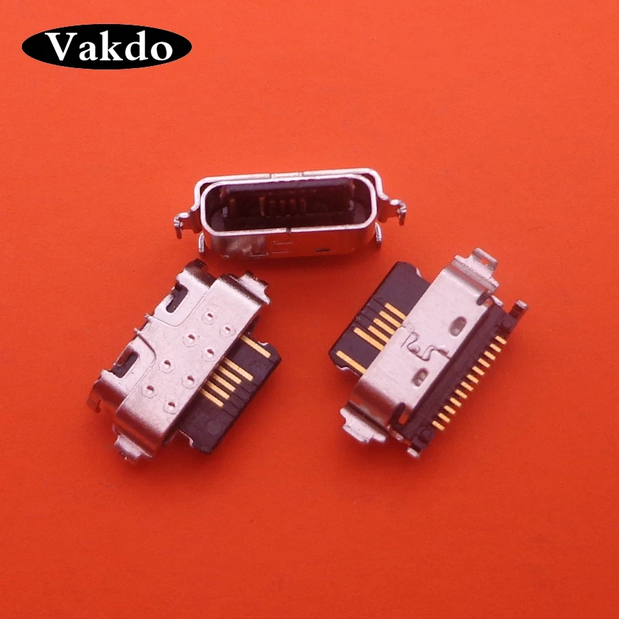 2 KS Typ C Micro USB Zásuvky Napájania Konektor Nabíjania Port Jack Pre Alcatel 3X 2020 5061 5061U 5061A 1