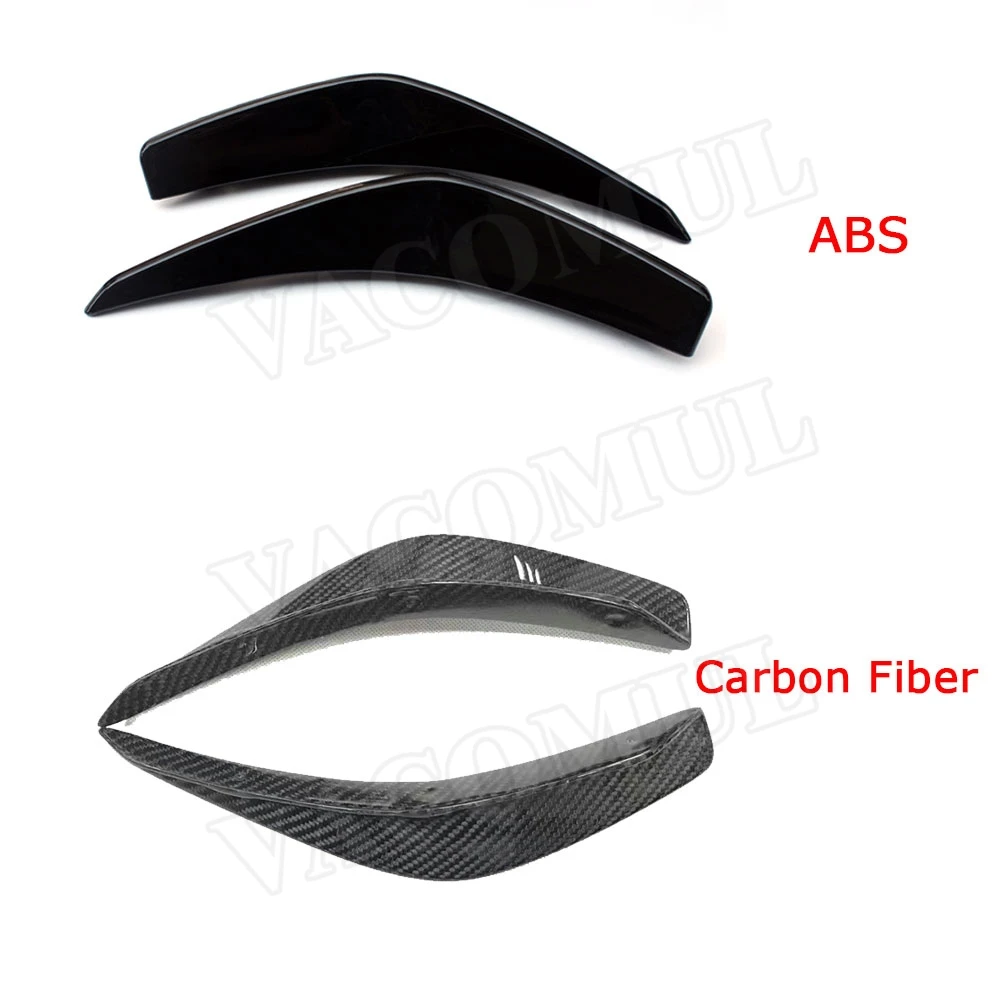Carbon Fiber Predný Nárazník Air Vent Kryt Trim pre Benz GLA Triedy X156 GLA200 GLA260 GLA45-2017 ABS, Hmlové svietidlo Fin Pásy 4
