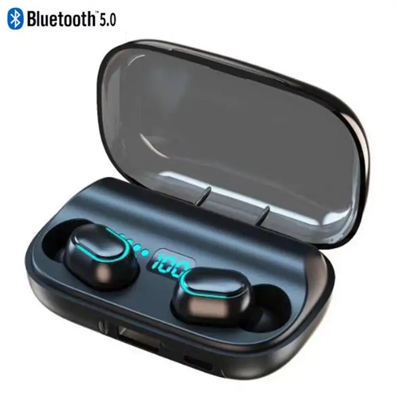 TWS Bluetooth-kompatibilné 5.0 Bezdrôtové Slúchadlá Športové Vodotesné Slúchadlá Slúchadlá S Mikrofónom Touch Ovládania HiFi Slúchadlá 0