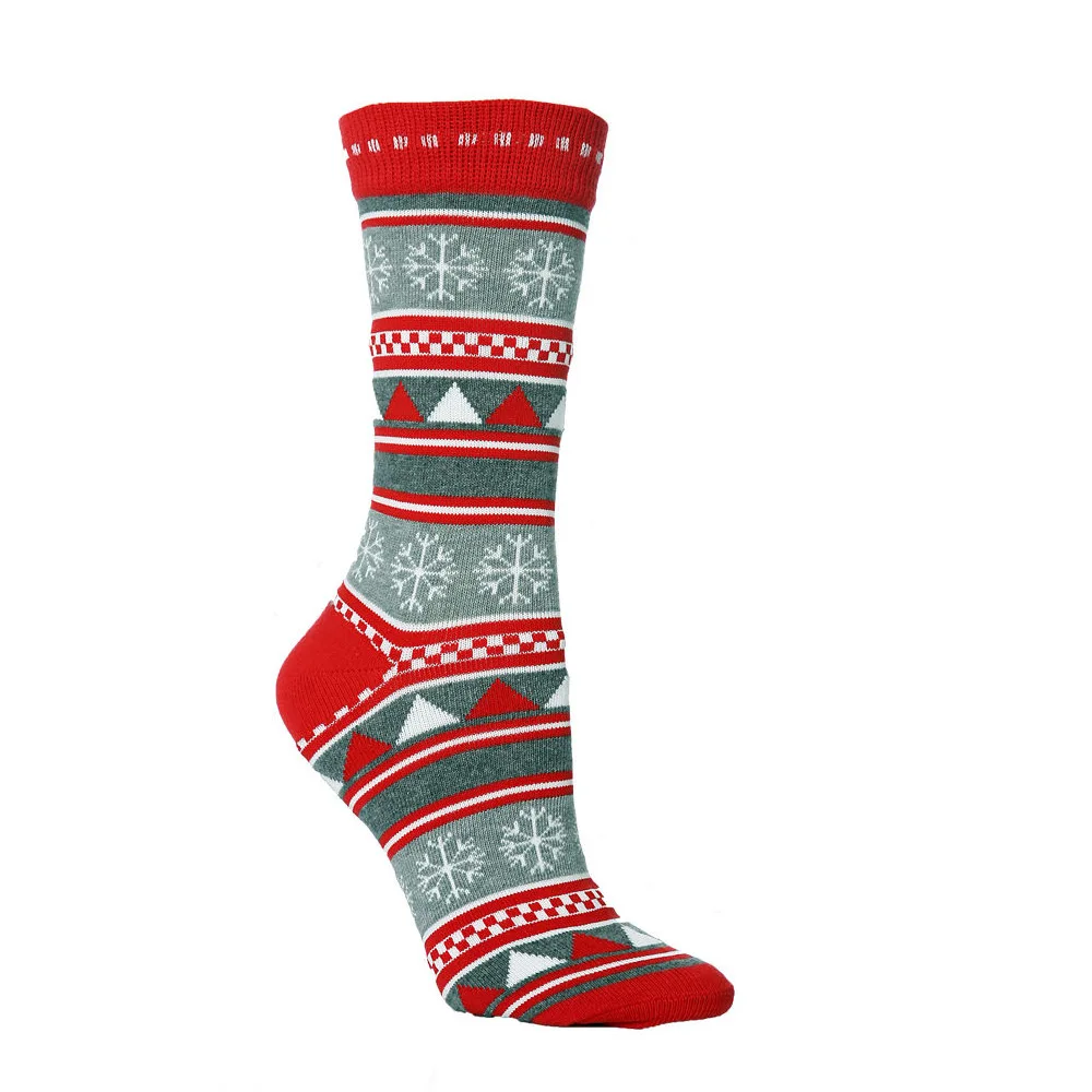 Jeseň Zima Módne Vianoce Ponožky Zábavné Elk Santa snehové Vločky, Zvončeky Vianočný Stromček Vzor Ponožky Happy Teplé Ponožky žena ponožky 3