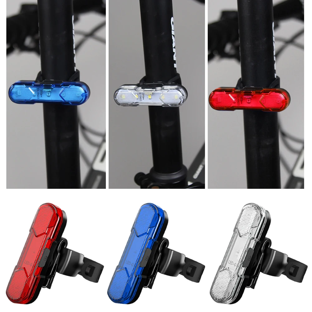 Dobíjacie USB LED Bicykel Bicykel Chvost Červené Svetlo na Bicykli Späť Multi Wheel Až stropné Svetlá na Bicykel Nepremokavé Cyklistické Svetlo 0