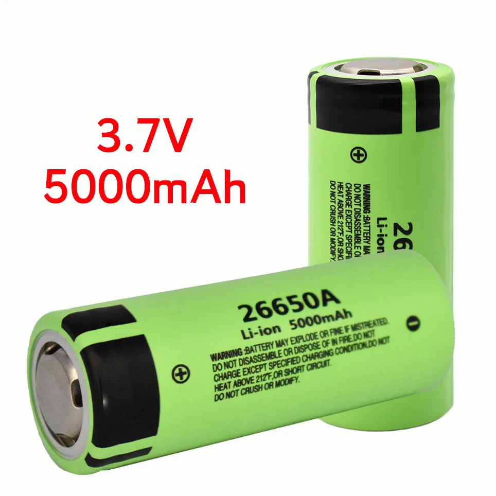 2021 NOVÉ Originálne 26650 20A napájanie nabíjateľná lítiová batéria 26650A , 3,7 V 5100mA . Vhodné pre baterky 5