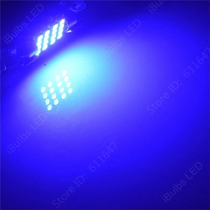 10pcs Super Svetlé C5W 3528 1210 16 SMD LED Auto Dome Vlkovcový vnútorné Osvetlenie, Žiarovky 31mm 36 mm 39 mm 41mm Auto Strechu Auta Svetlo 1