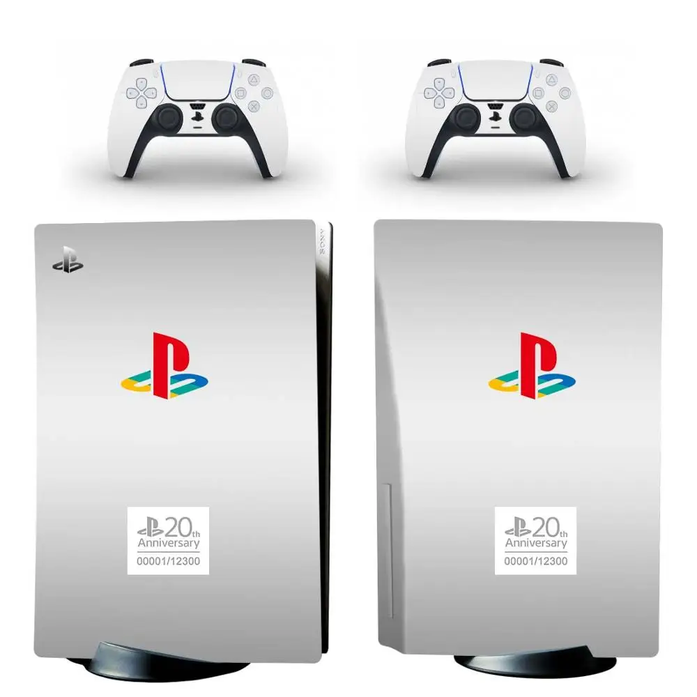 Vlastný Dizajn PS5 Štandardný Disk Edition Pokožky Nálepky Kotúča, pre PlayStation 5 Konzoly & Controller PS5 Disku Pokožky Nálepky Vinyl 4