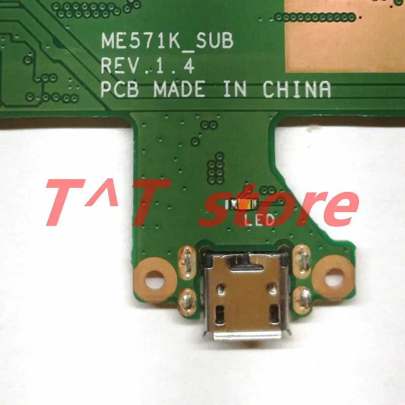 Pôvodné ME571K usb rada REV:1.4 vhodný Pre Asus Nexus 7 2. ME571K Dock Konektor Nabíjania Doske Konektor USB Doska s káblom 1