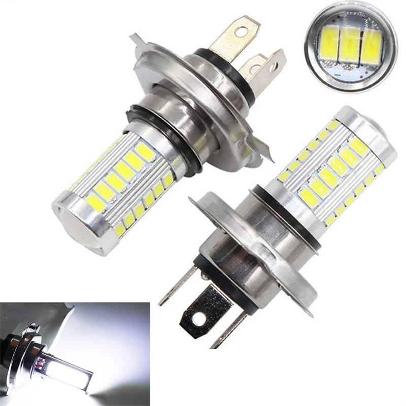 1Pc H4 LED Lampa Auto Svetlometu 33 SMD 5630 5730 Žiarovky Auto Automobilový Hmlové Svetlo 1