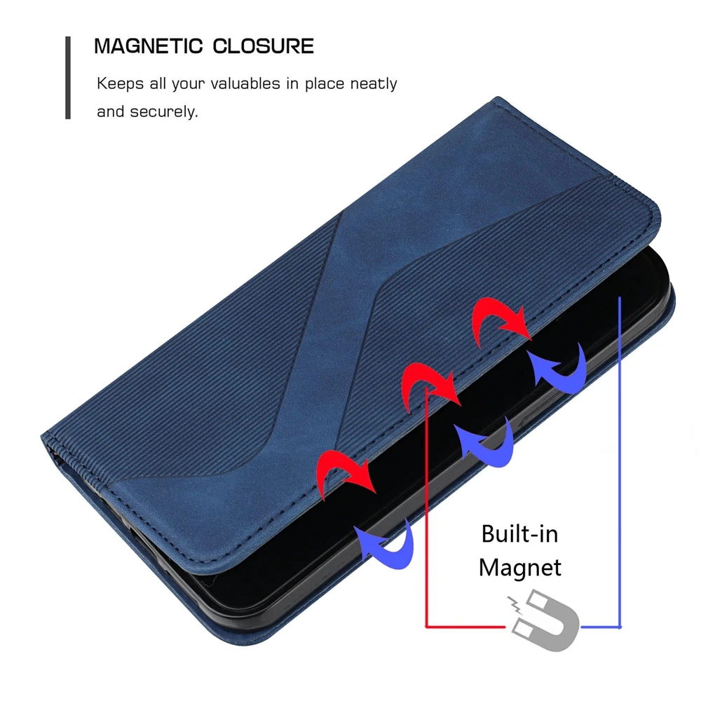 Funda POCO X3 NFC Prípade, Magnetický Kryt Telefónu pre Etui Xiao POCO X3 M3 Prípade Luxusné Flip Peňaženky, Kožené Shell Capa Muži Ženy 3
