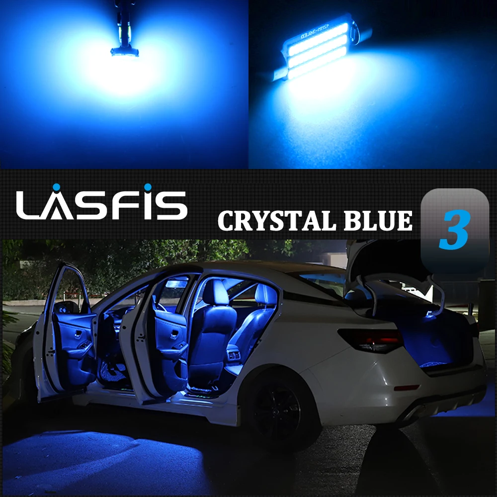 LASFIS Canbus Na BMW X5 E53 E70 Auto Interiérové LED Mapu Dome batožinového priestoru Zrkadlo na líčenie Svetla Kit Žiadne Chybové Auto Lampy Príslušenstvo 3