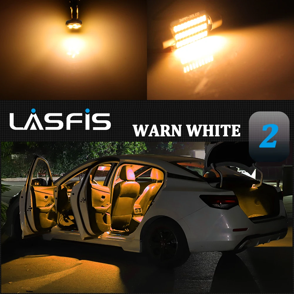 LASFIS Canbus Na BMW X5 E53 E70 Auto Interiérové LED Mapu Dome batožinového priestoru Zrkadlo na líčenie Svetla Kit Žiadne Chybové Auto Lampy Príslušenstvo 4