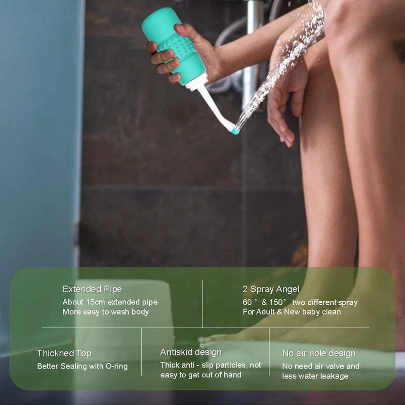 Inovovaný 350 ml Prenosné Cestovné Ručné Bidet Postrekovač Osobné Cleaner Hygieny Fľaša Sprej Umývanie Nástroj pre Tehotné 2