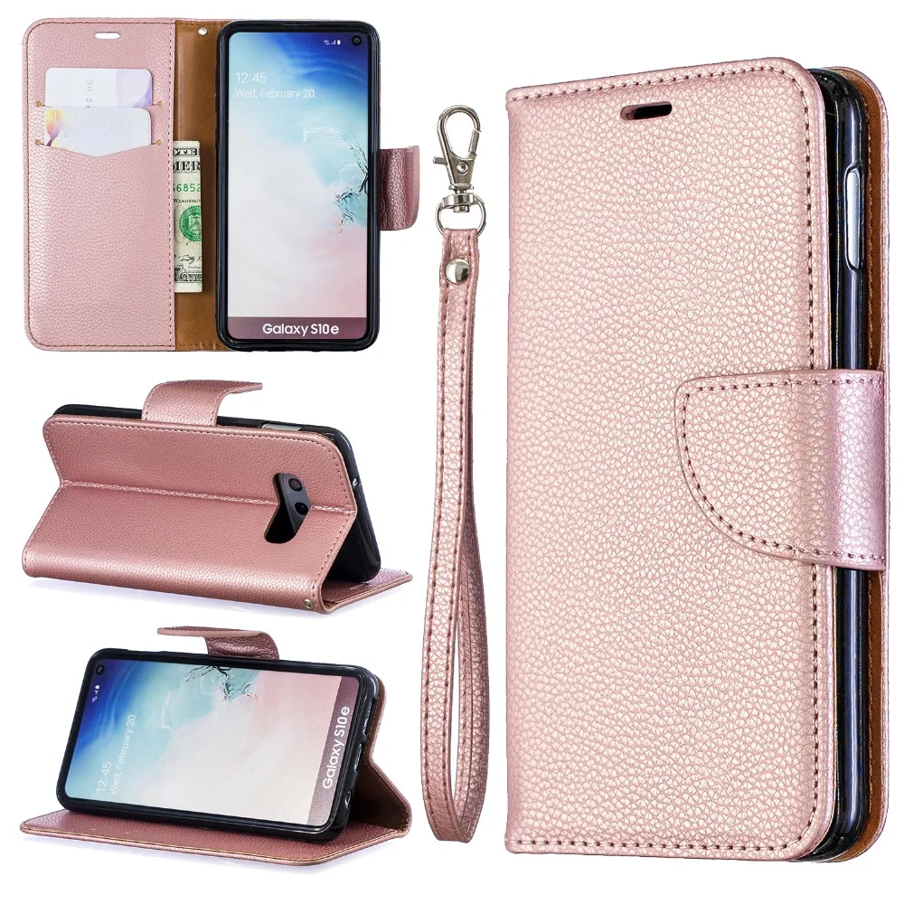 Daxing Pre Samsung Galaxy S10E s rezacím zariadením S10 PLUS Prípade PU kožené peňaženky karty držiteľa obal Pre Samsung S9 PLUS Kryt Telefónu Prípadoch tašky 1